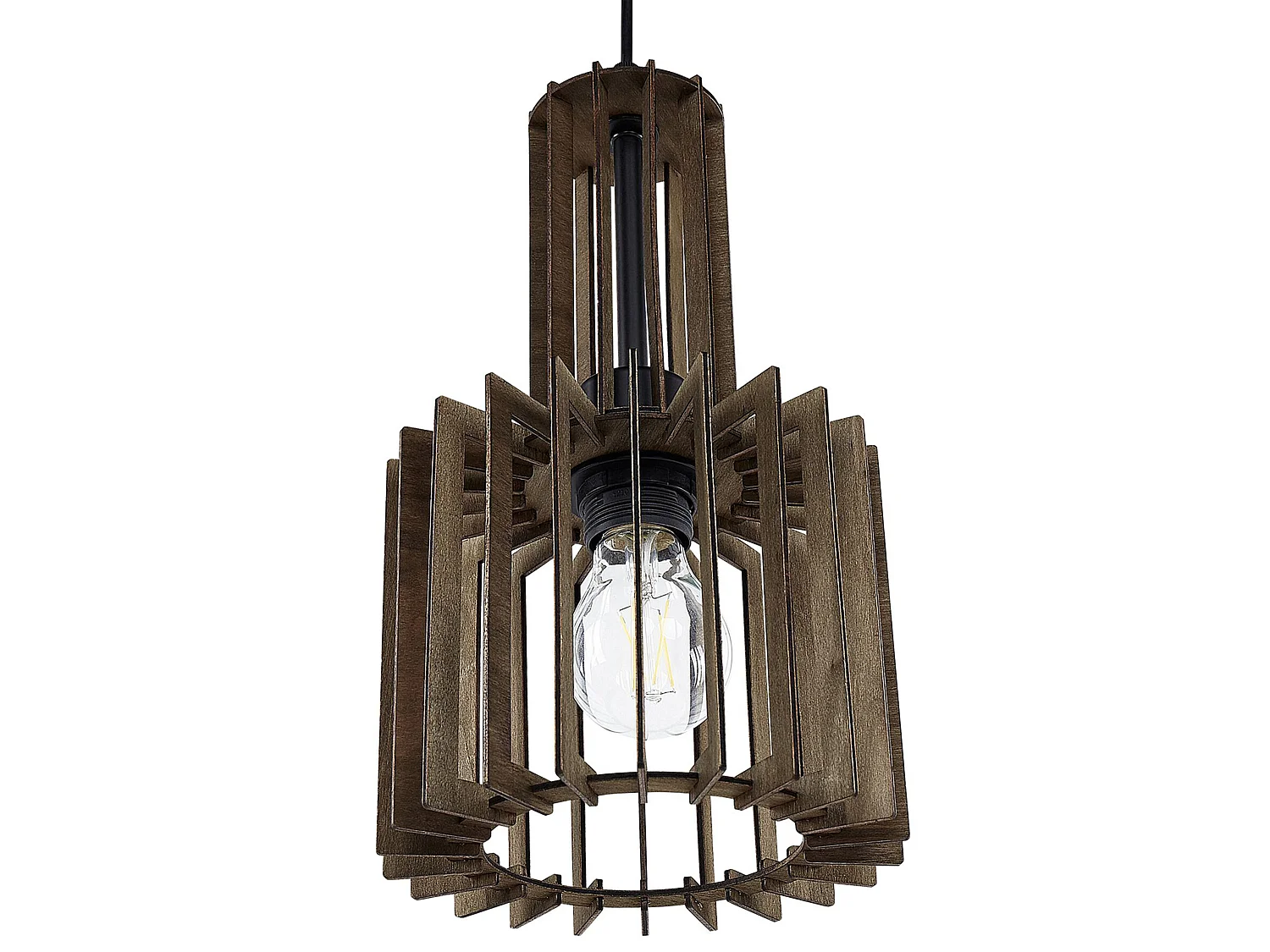 Lampe suspension NIARI Marron foncé