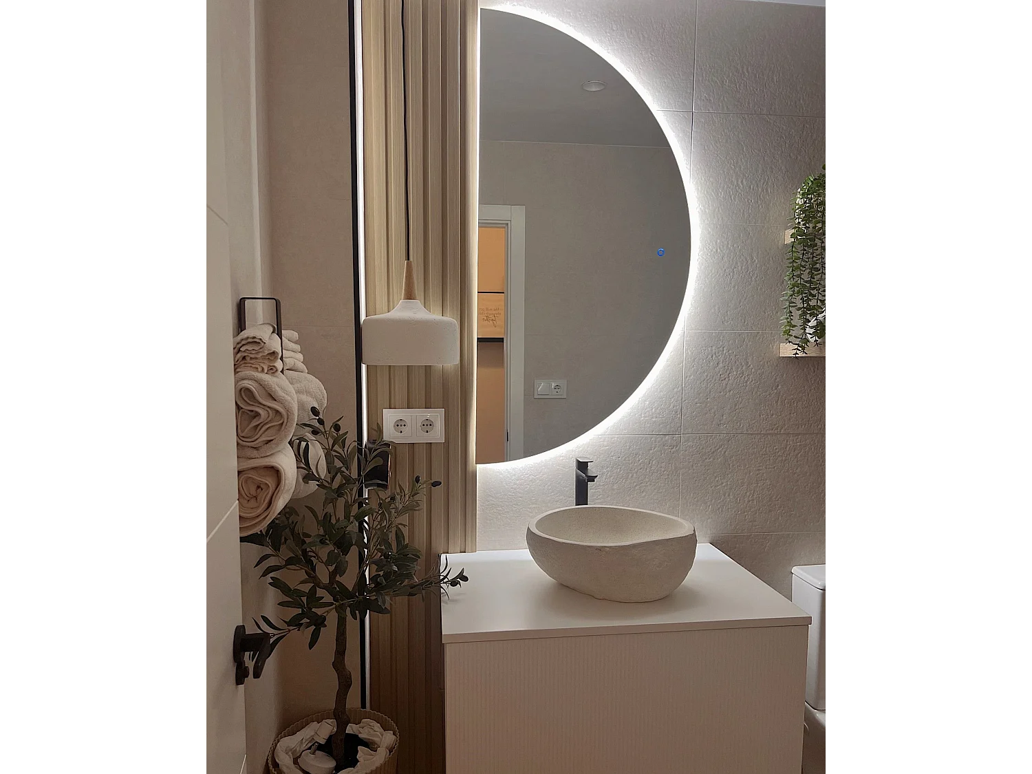 Hanglamp BURANO Beton Wit