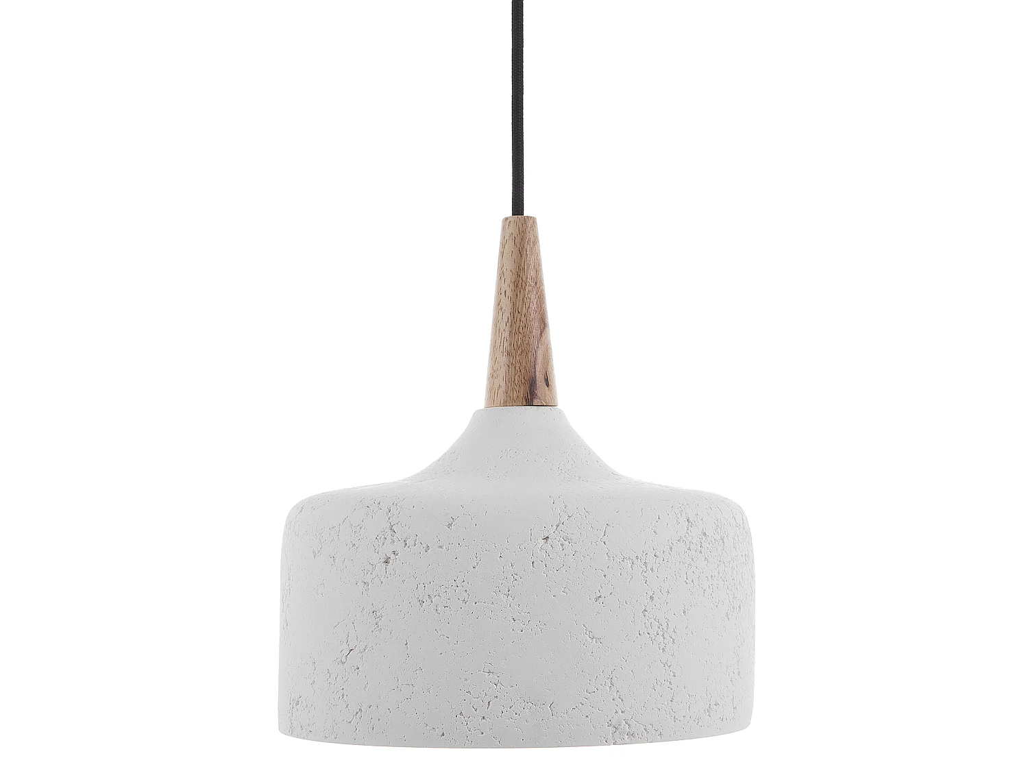 Lampe suspension BURANO Béton Blanc