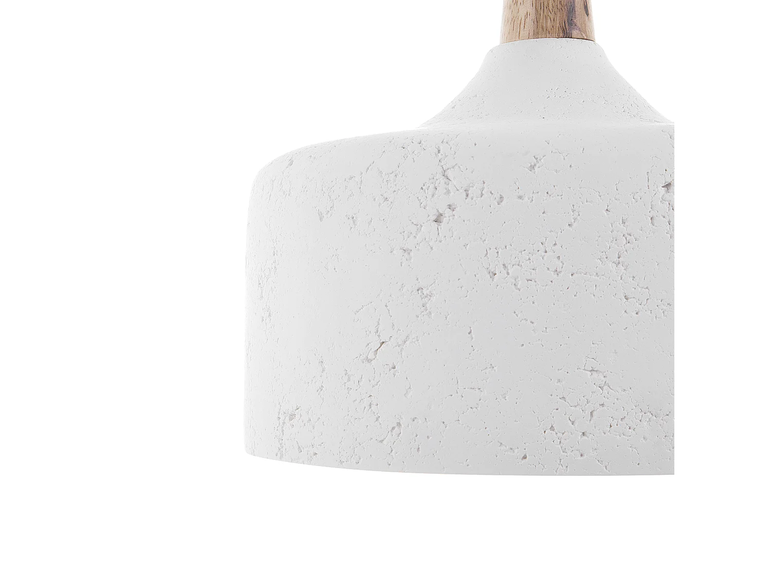 Lampe suspension BURANO Béton Blanc
