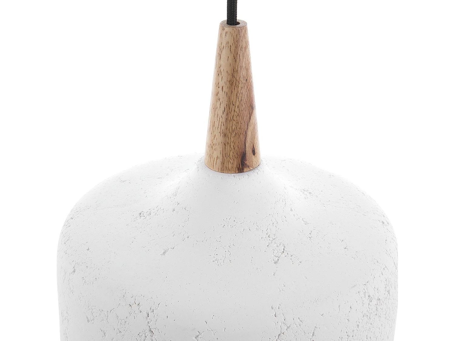 Lampe suspension BURANO Béton Blanc
