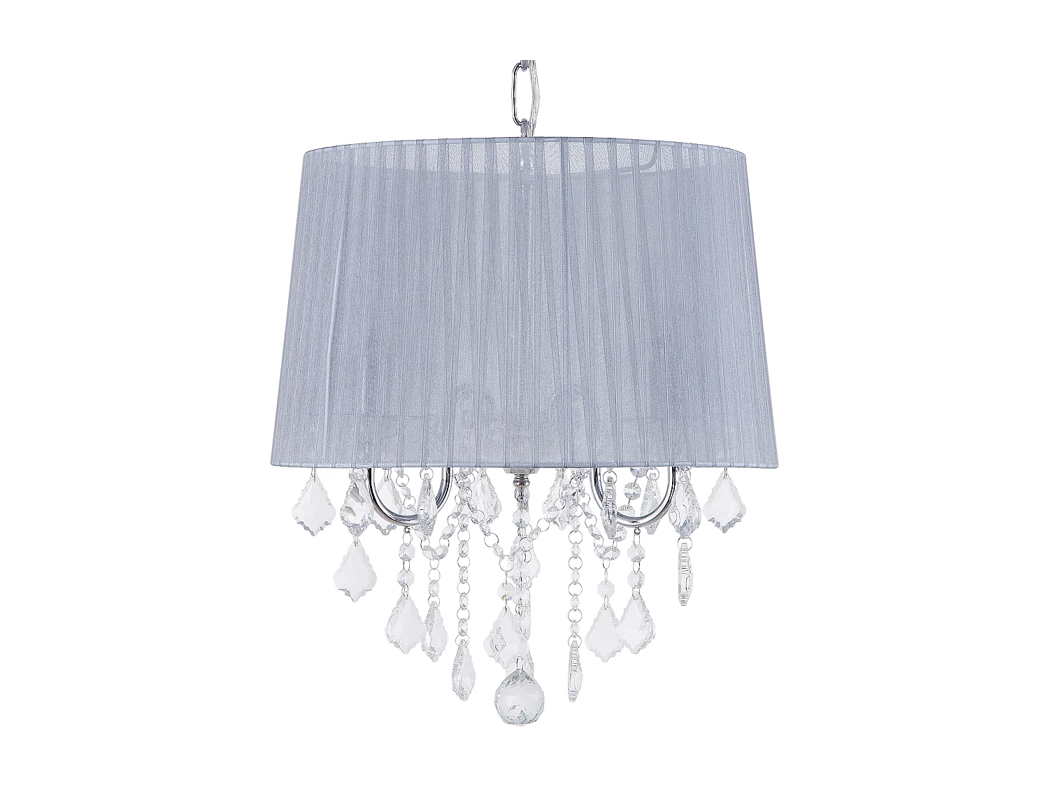 Kroonluchter EVANS Lichtgrijs