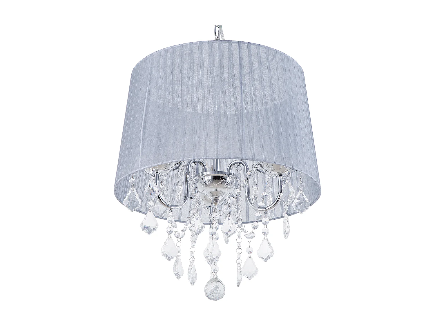Kroonluchter EVANS Lichtgrijs