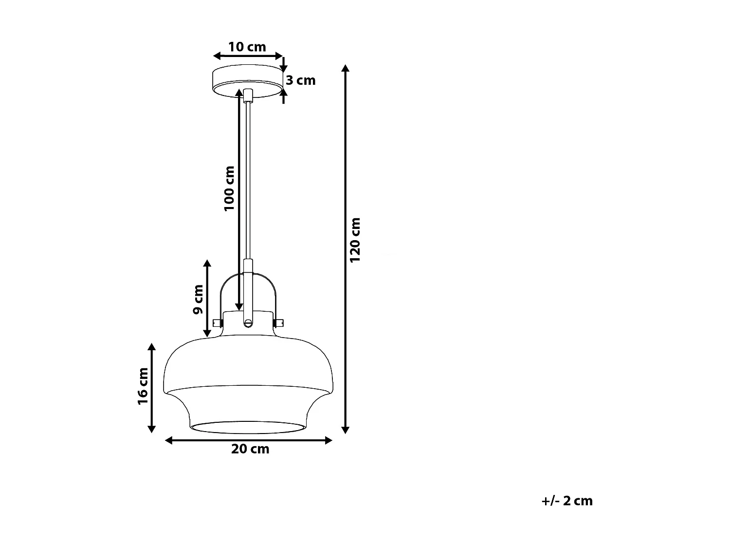 Lampa wisząca WILTZ Szkło Jasnoszary