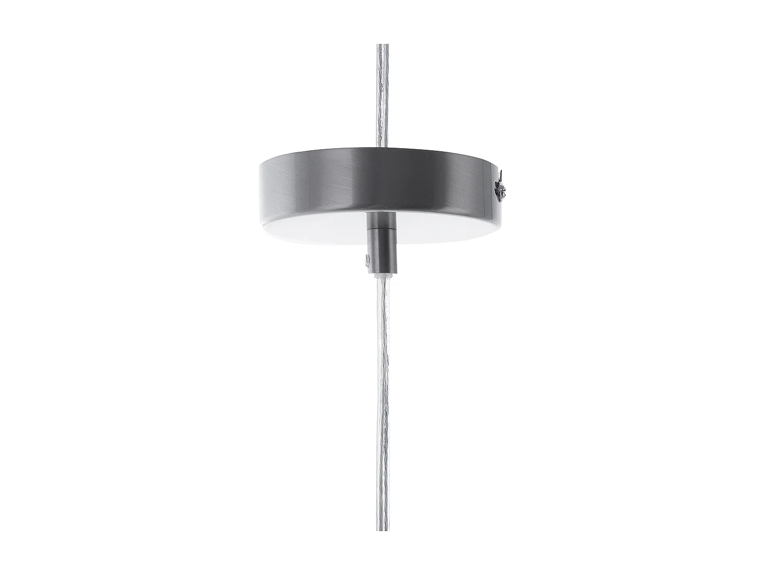 Lampe suspension WILTZ Verre Gris clair