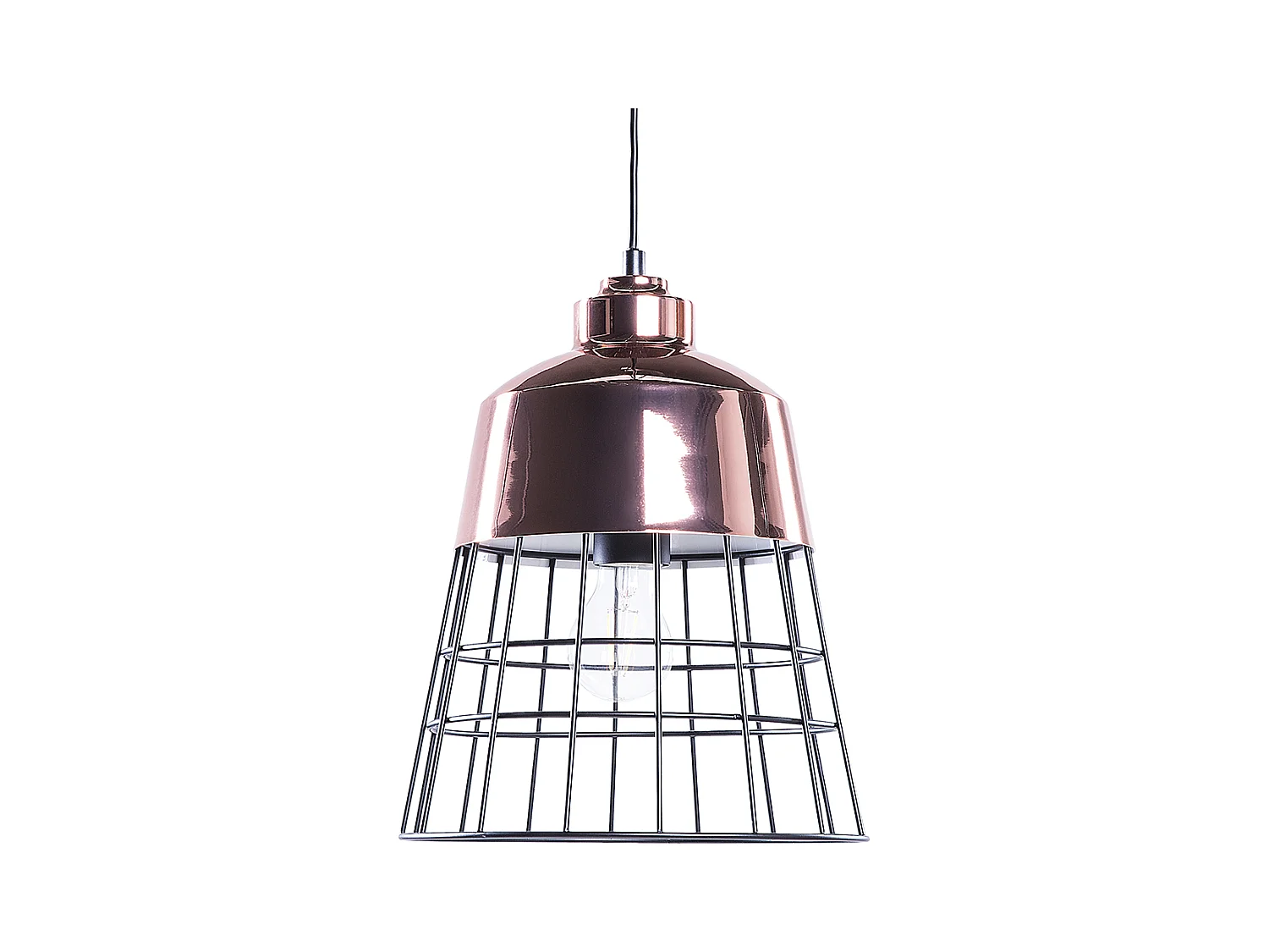 Lampe suspension MONTE Métal Cuivré