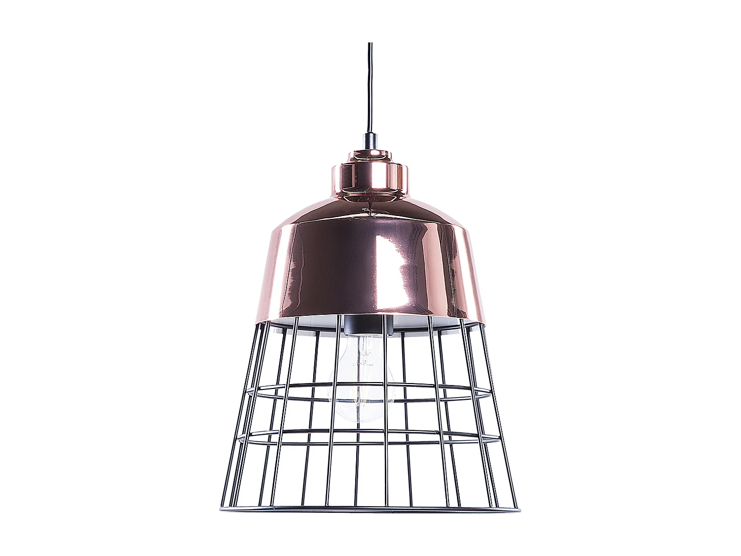 Lampe suspension MONTE Métal Cuivré