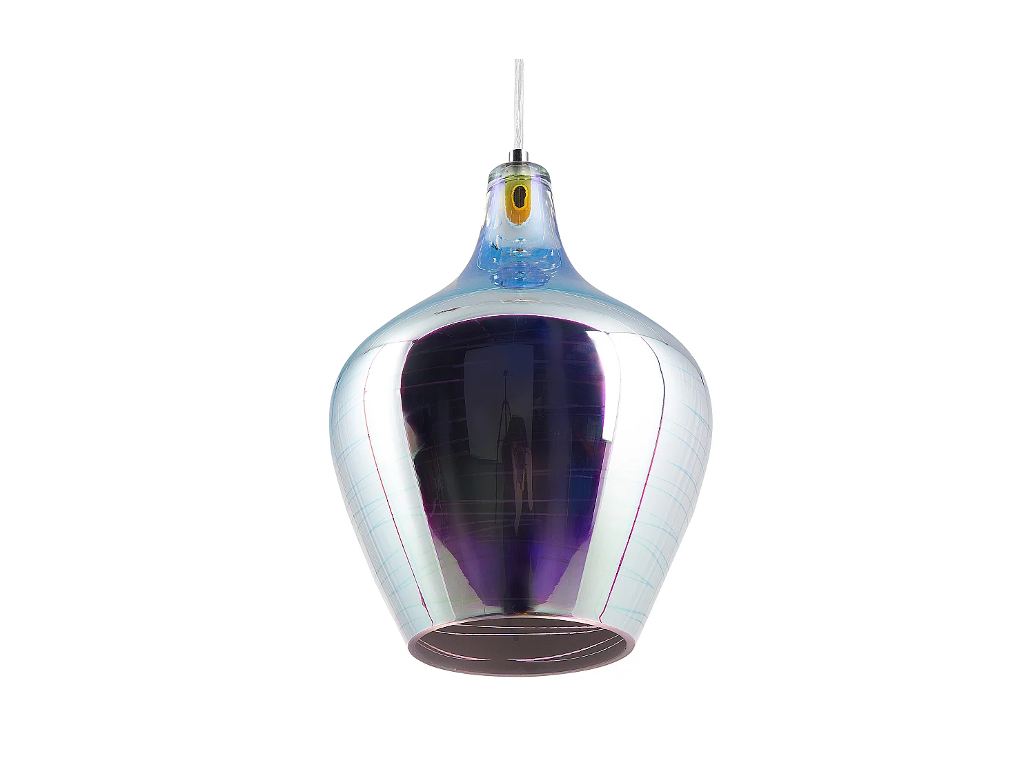 Hanglamp SANGONE Glas Zilver