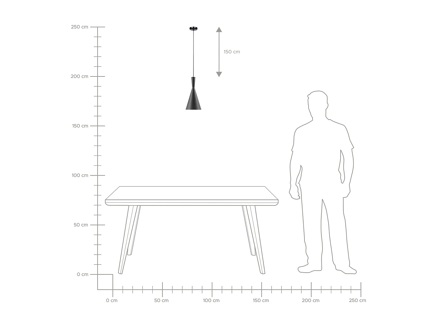 Hanglamp TAGUS Zwart