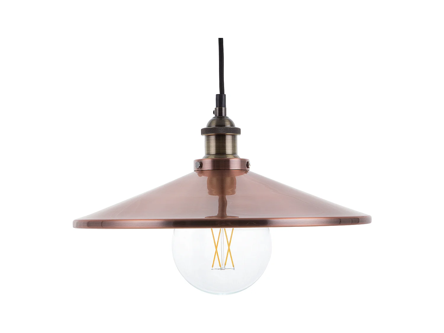 Lampe suspension PELLY Métal Cuivré