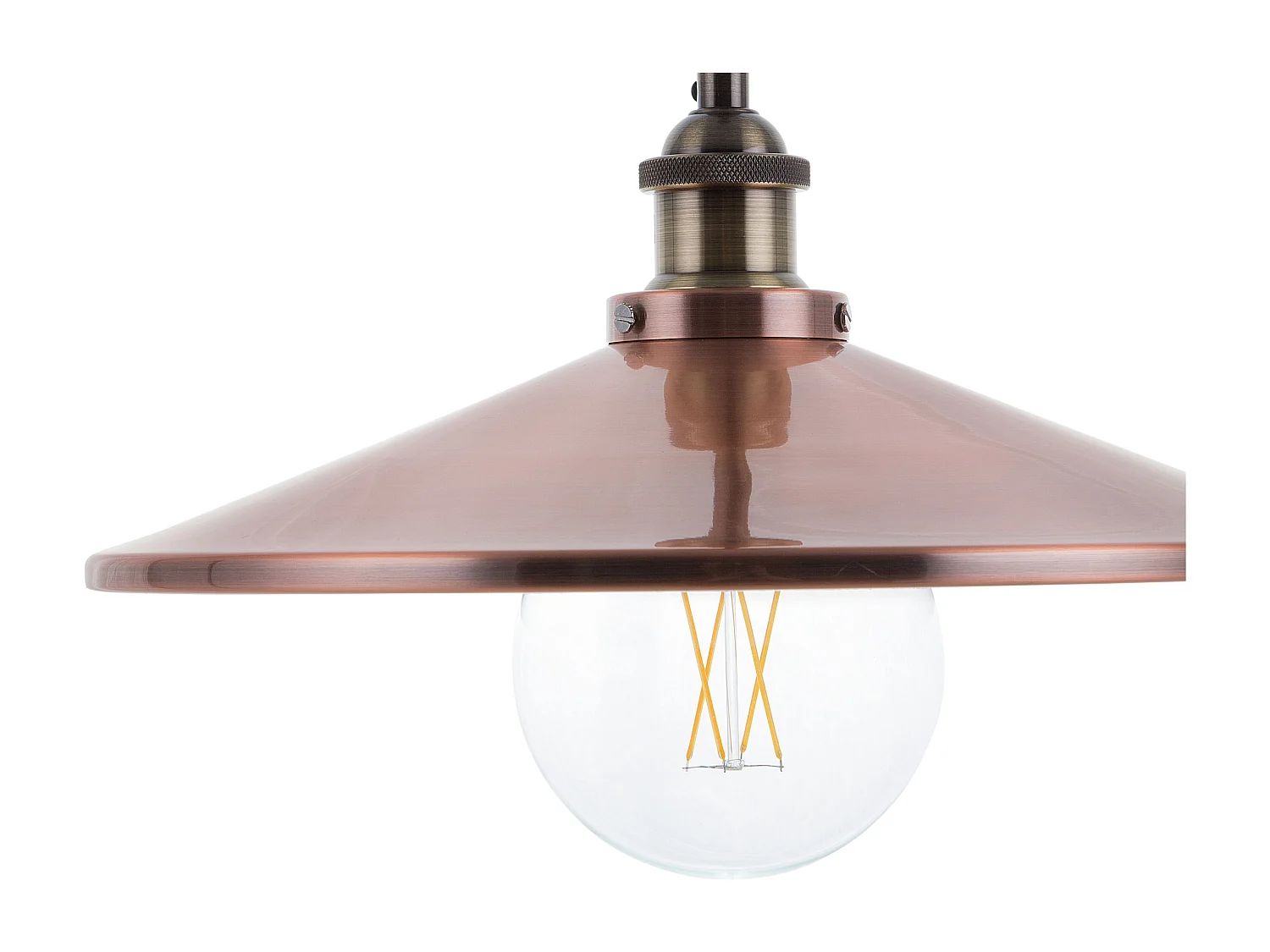 Lampe suspension PELLY Métal Cuivré