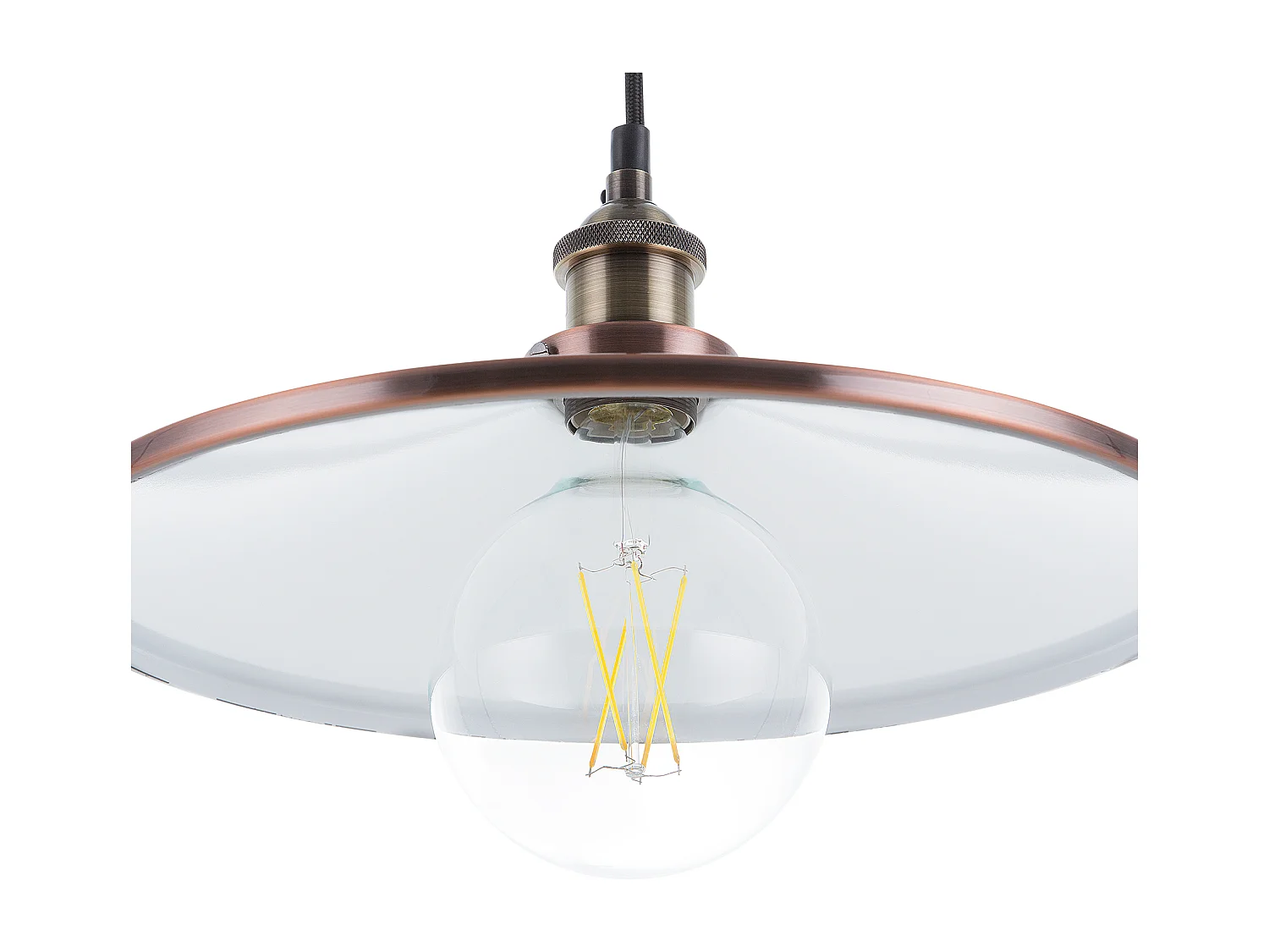 Lampe suspension PELLY Métal Cuivré