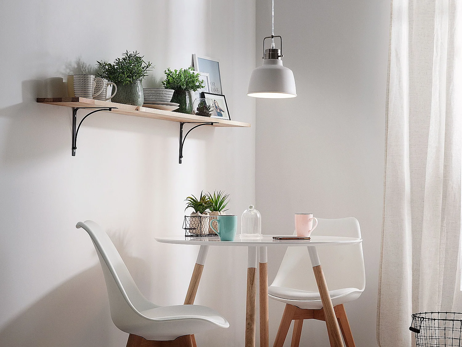 Lampe suspension NARMADA Métal Blanc