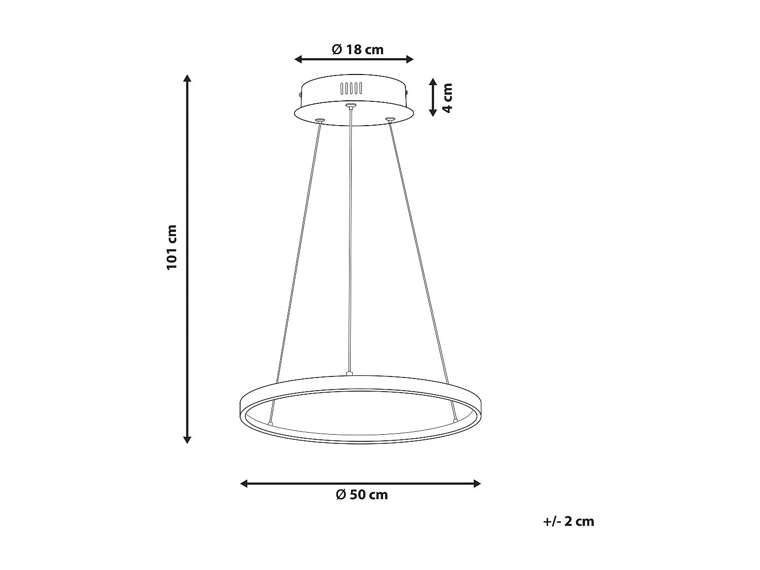 Lampadario a LED JORDAN Metallo Oro rosa