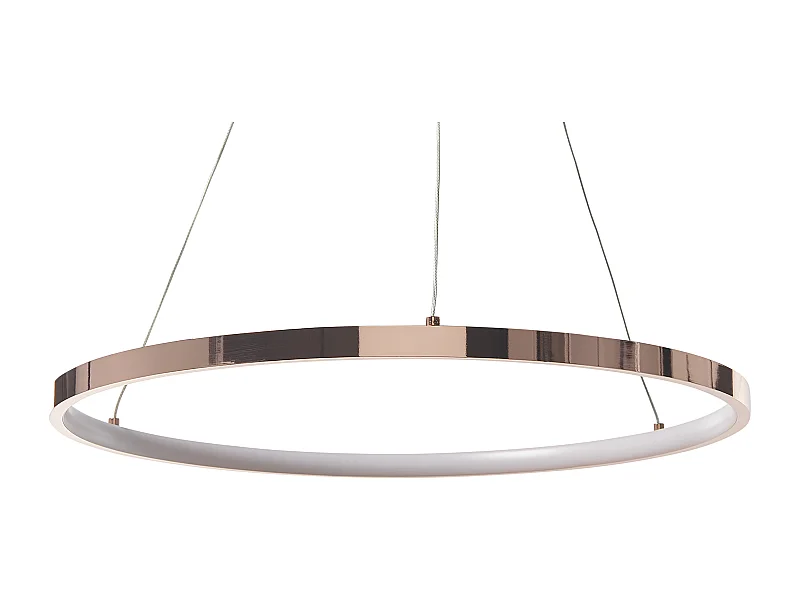 Hängelampe LED Metall roségold dia. 50 cm