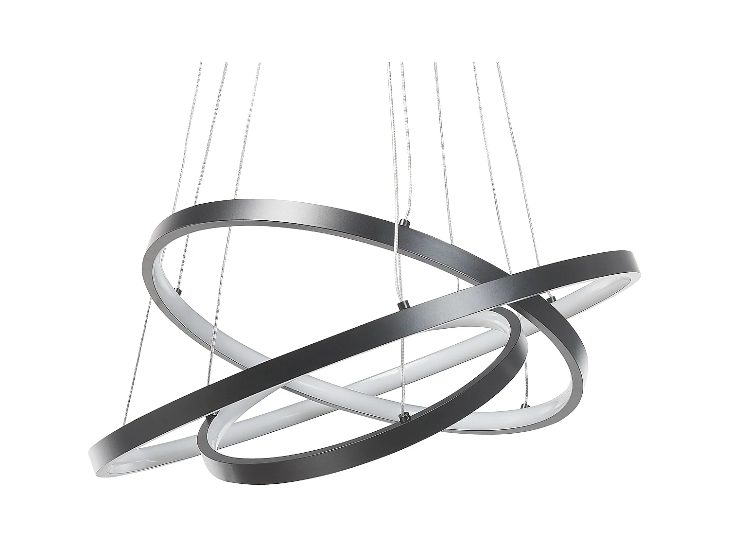 Lampe LED suspendue ATREK Métal Noir