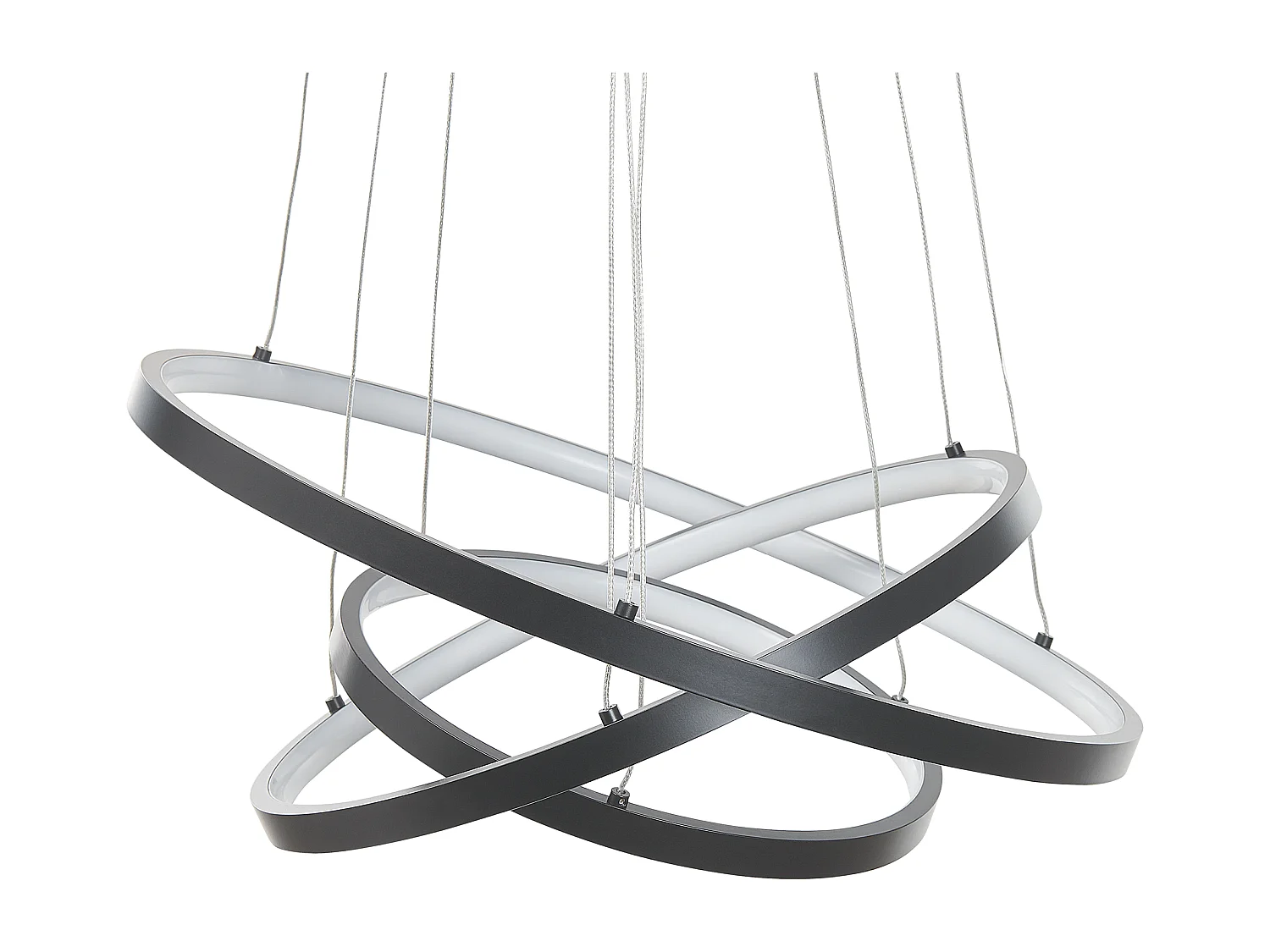 Candeeiro LED suspenso ATREK Metal Preto