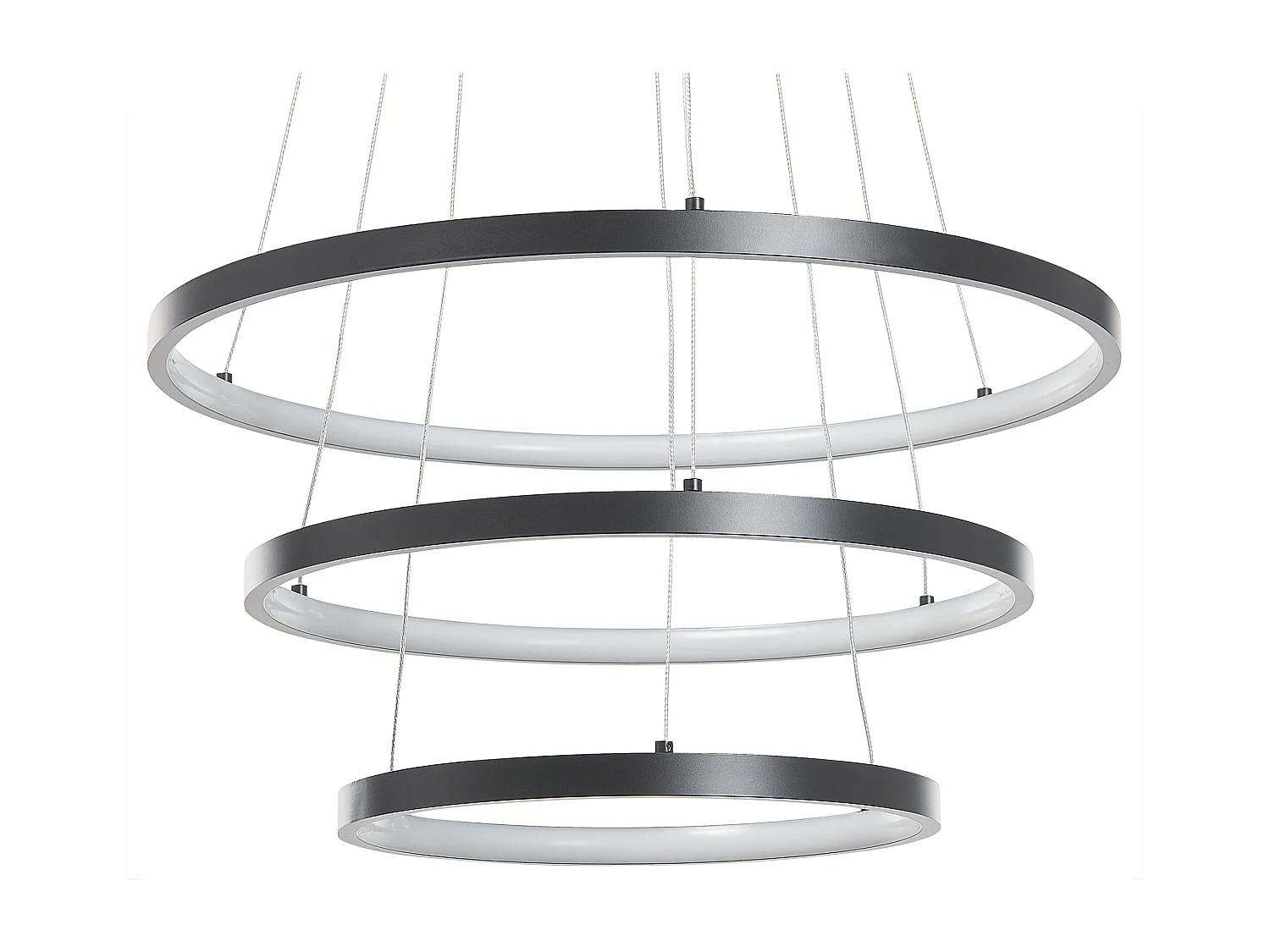 Candeeiro LED suspenso ATREK Metal Preto