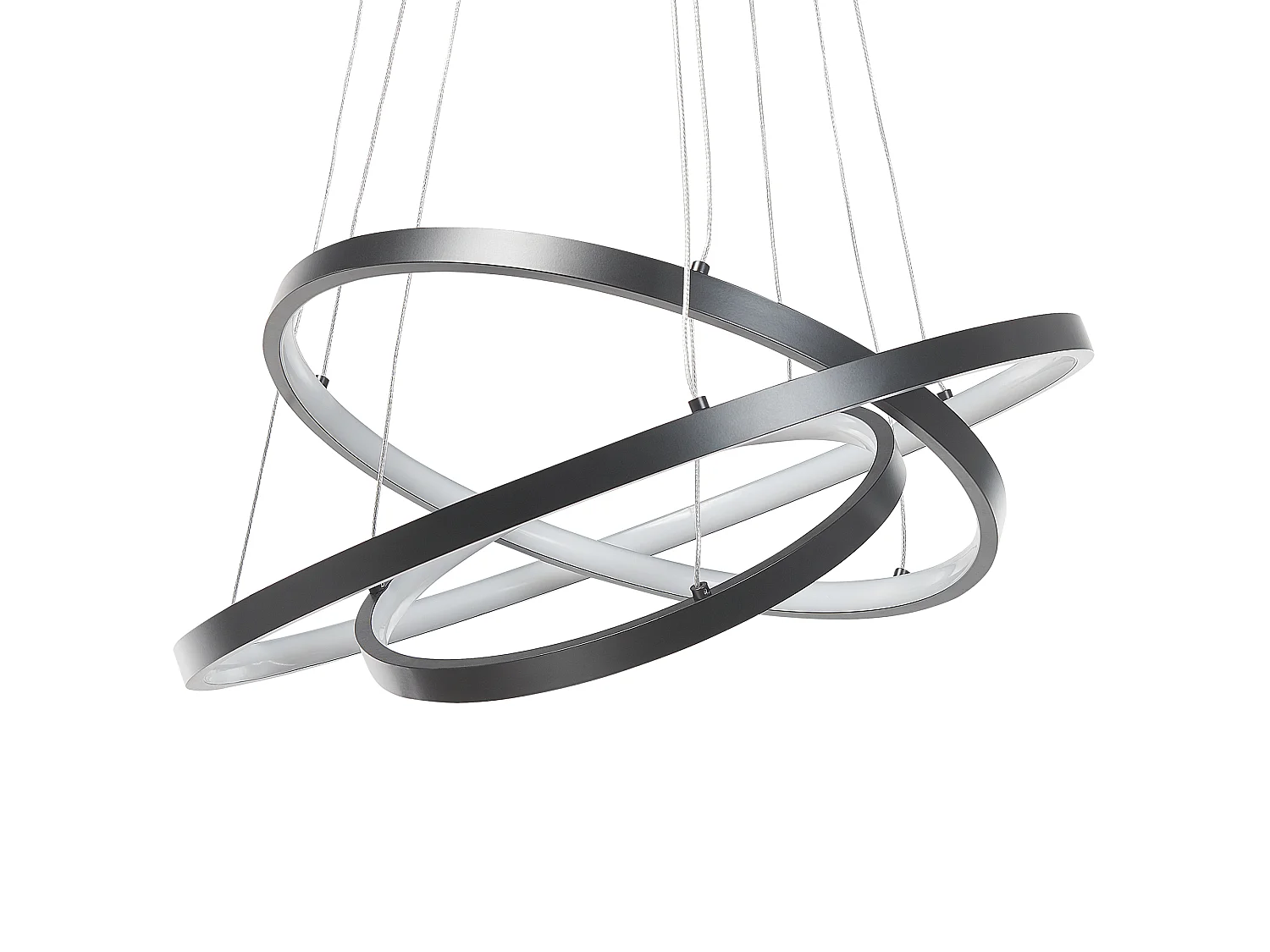 Lampe LED suspendue ATREK Métal Noir