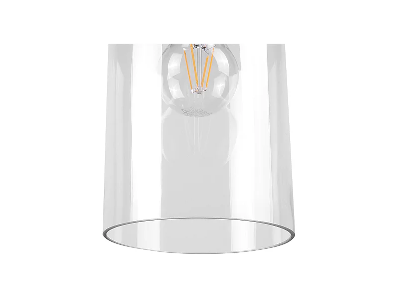 Hängelampe PURUS Glas Schwarz