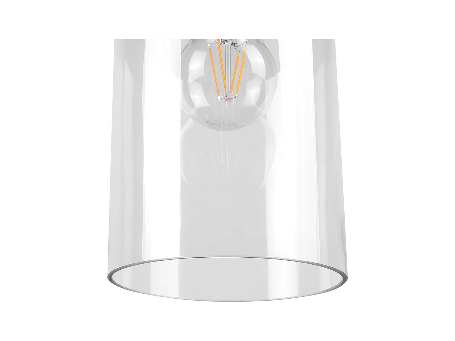 Lampe suspension PURUS Verre Noir
