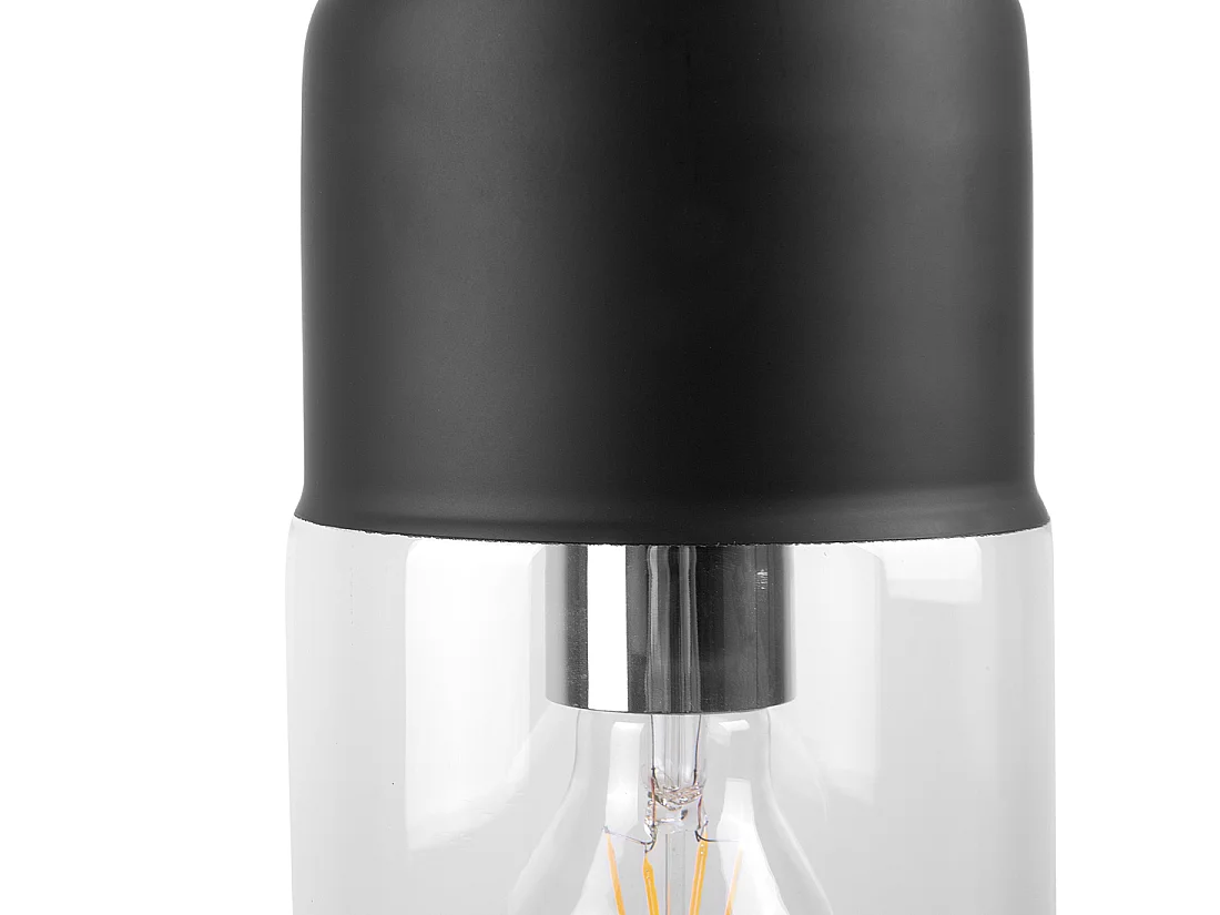 Lampe suspension PURUS Verre Noir