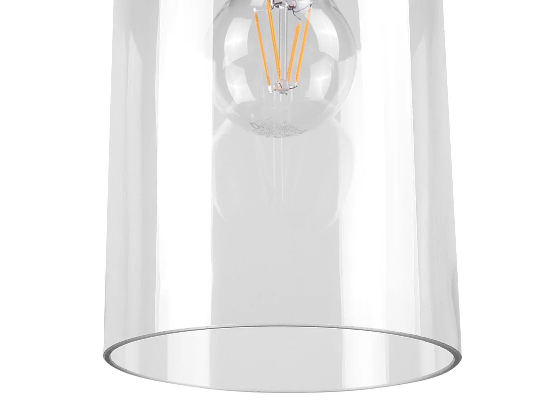 Lampe suspension PURUS Verre Noir