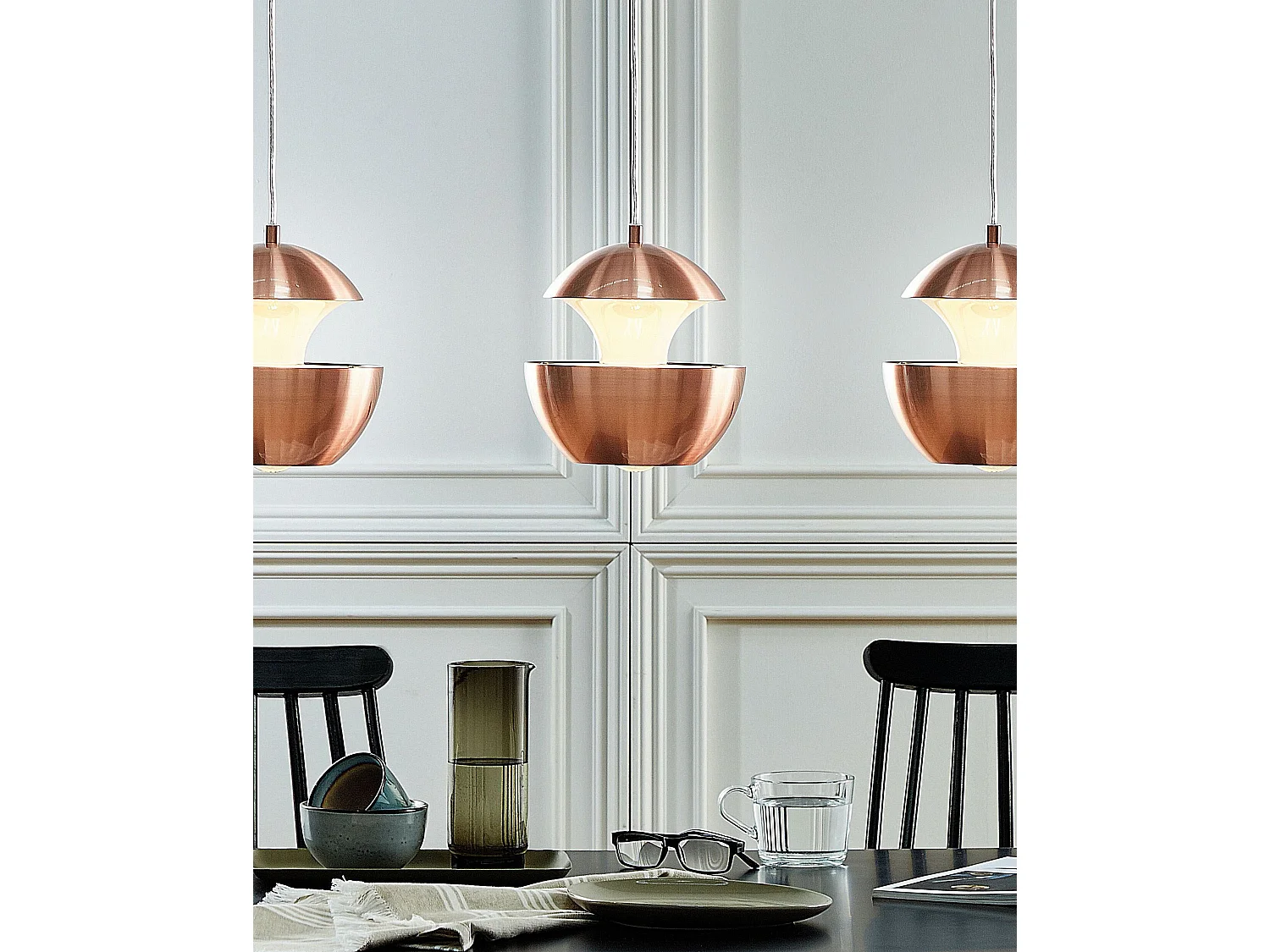 Lampe suspension BOJANA Métal Cuivré