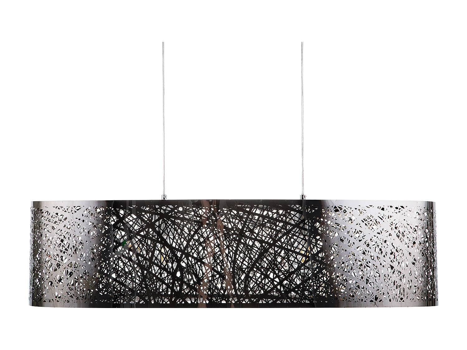 Lampe suspension SEVESO Métal Argenté