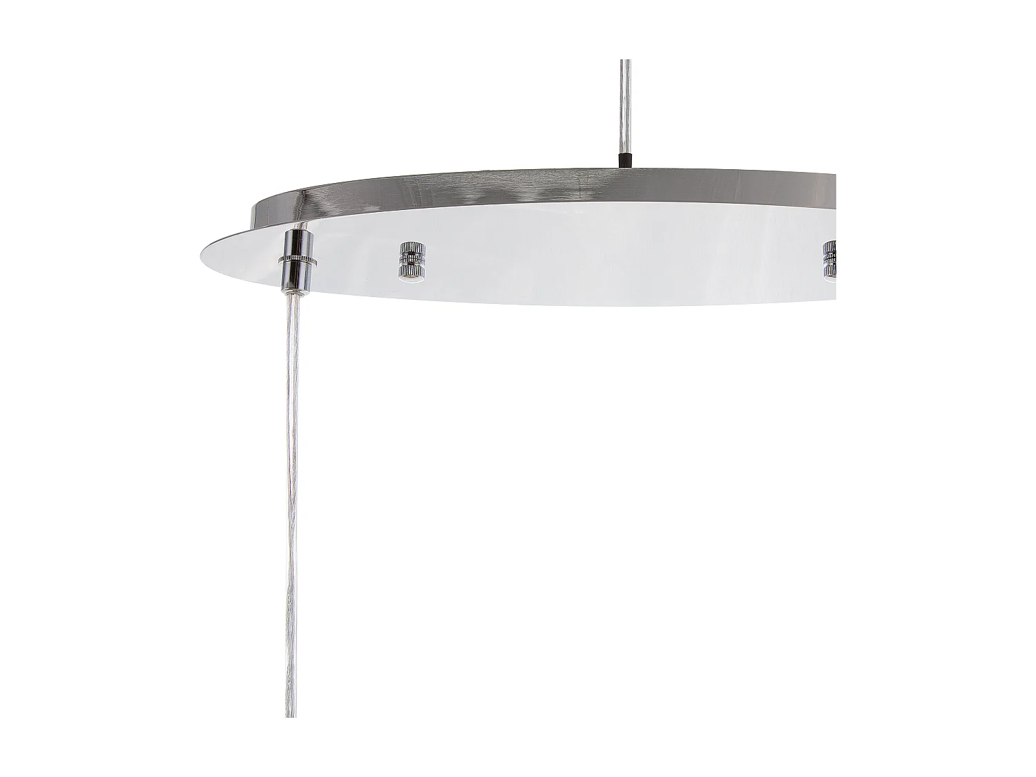 Lampe suspension SEVESO Métal Argenté