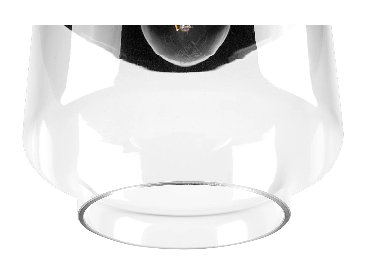 Hanglamp JURUA Glas Zwart