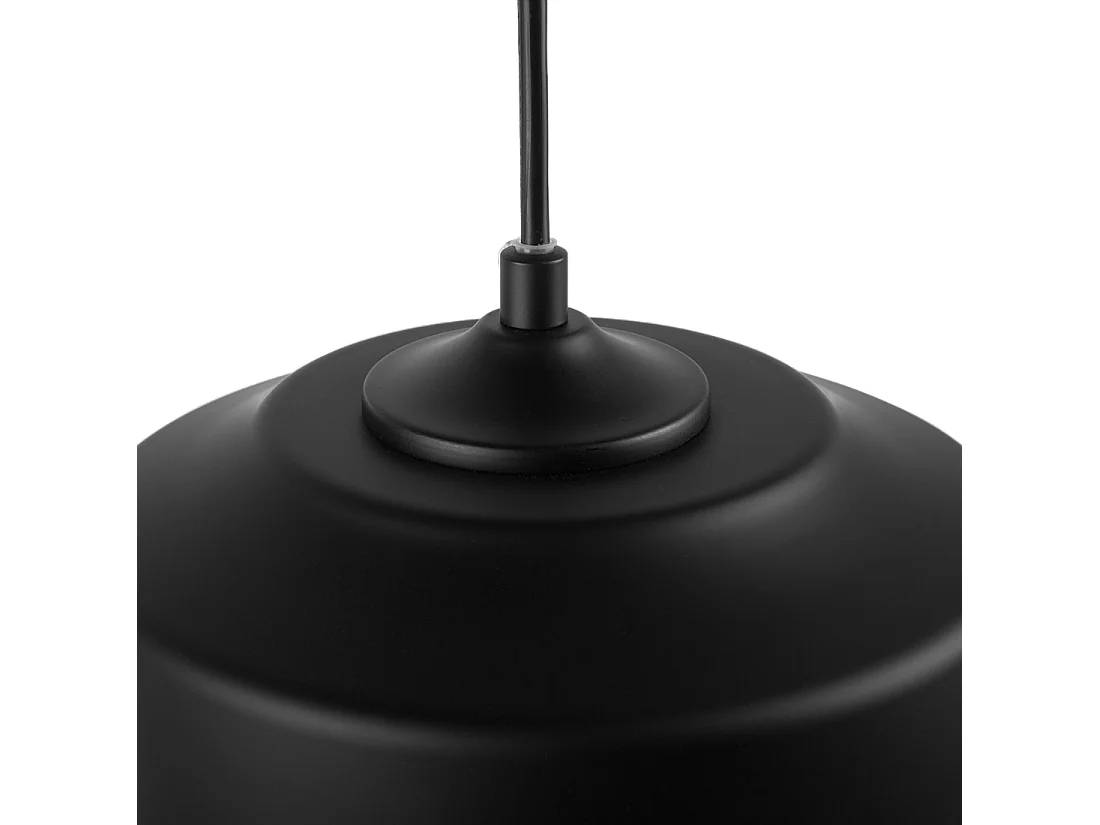 Lampe suspension JURUA Verre Noir