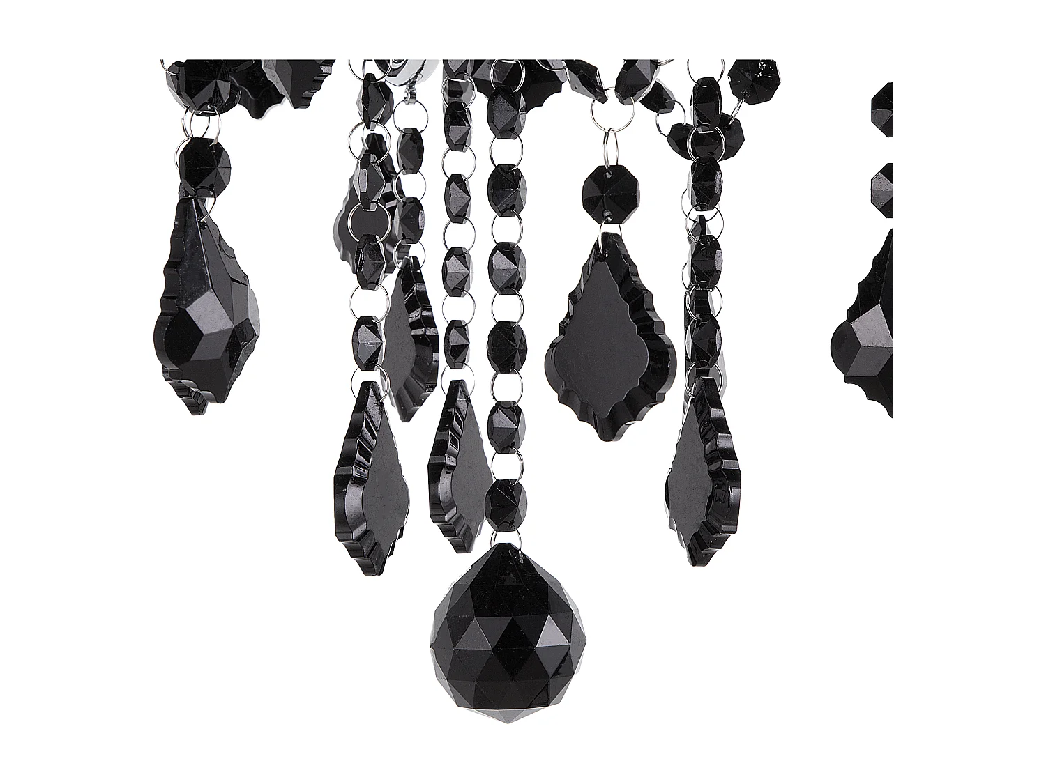 Kroonluchter EVANS Zwart