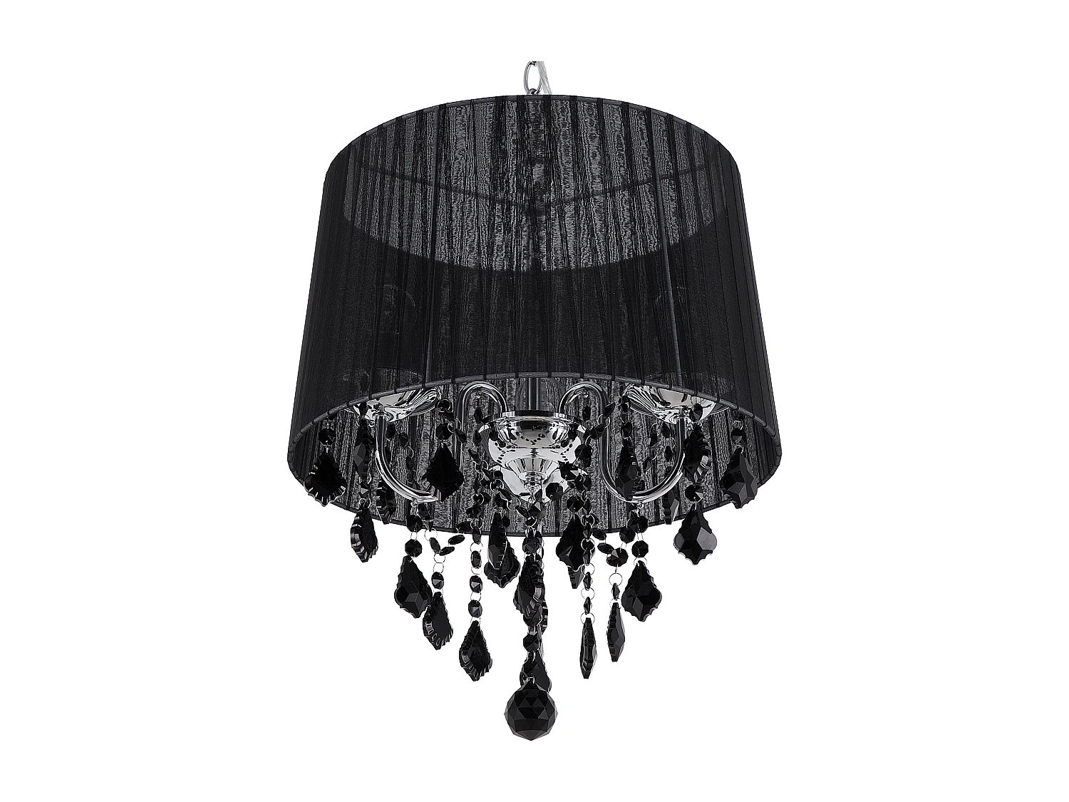 Kroonluchter EVANS Zwart