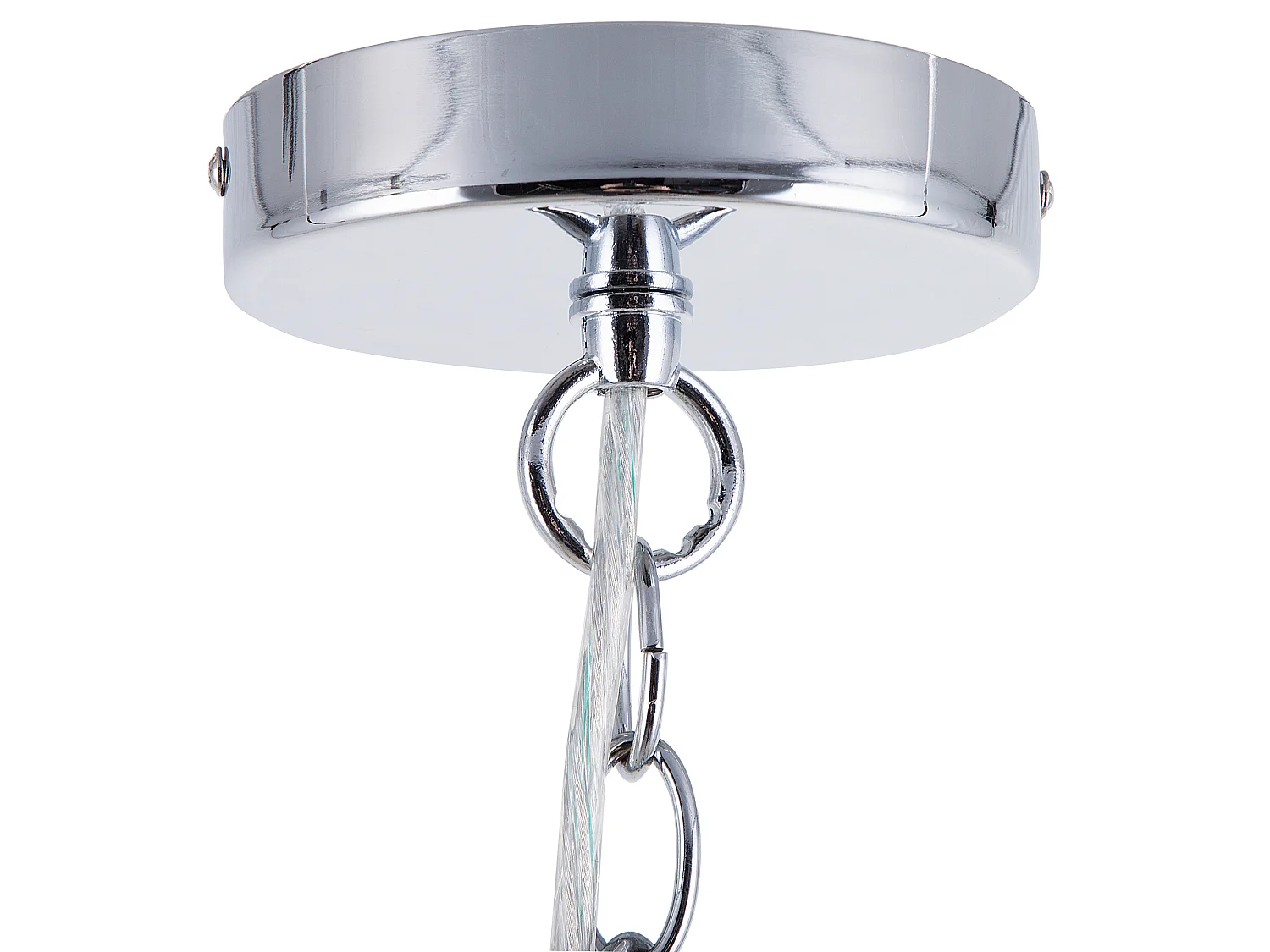 Hängelampe in Glamour Stil Polybaumwolle/Acryl schwarz Evans