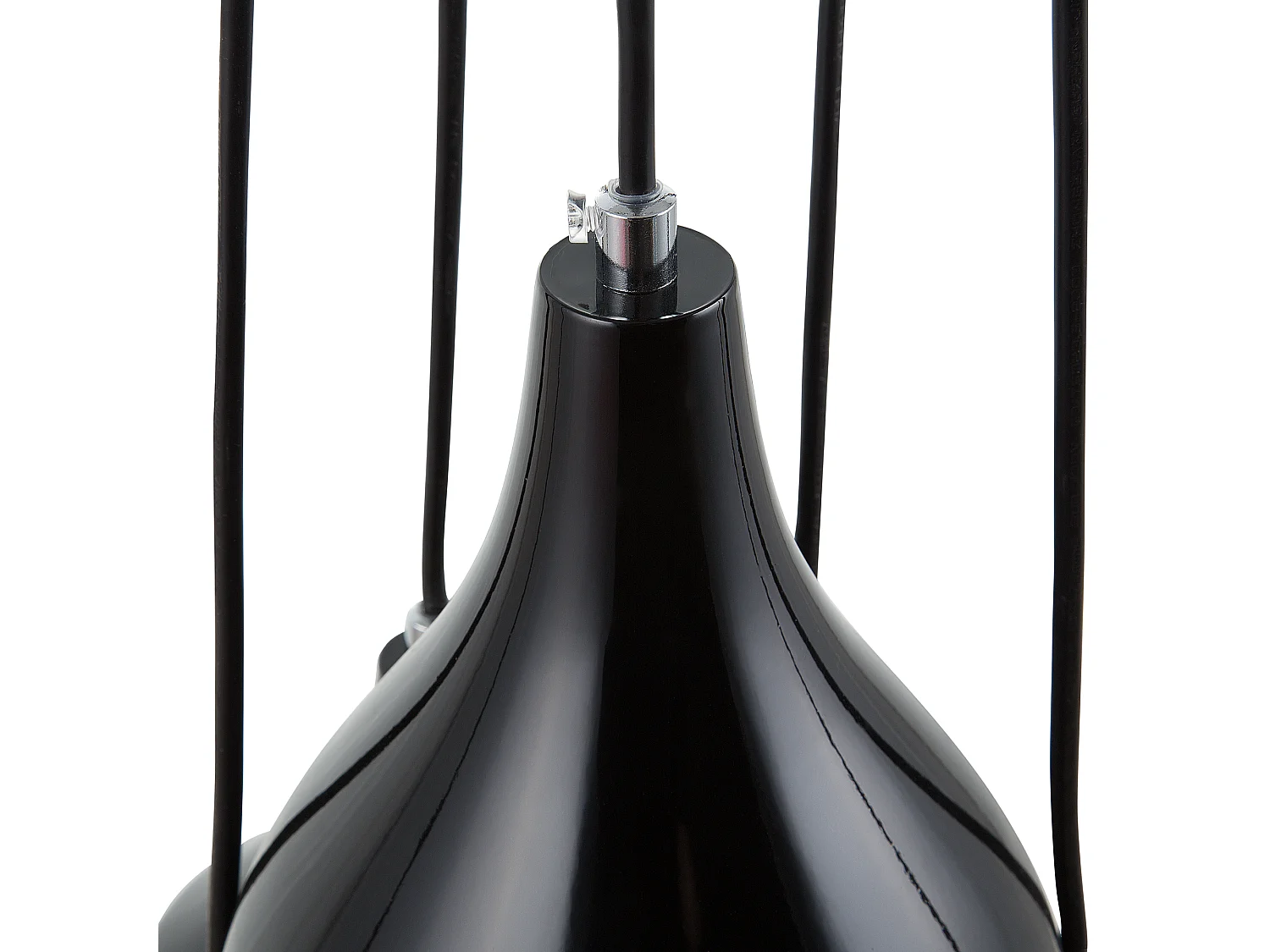 Lampe suspension SAVIO Métal Marron doré Noir