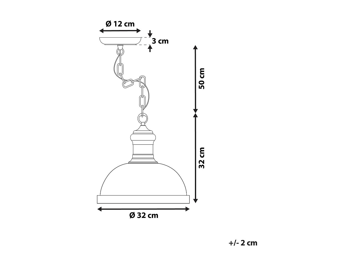 Lampe suspension DIDESSA Métal Bleu