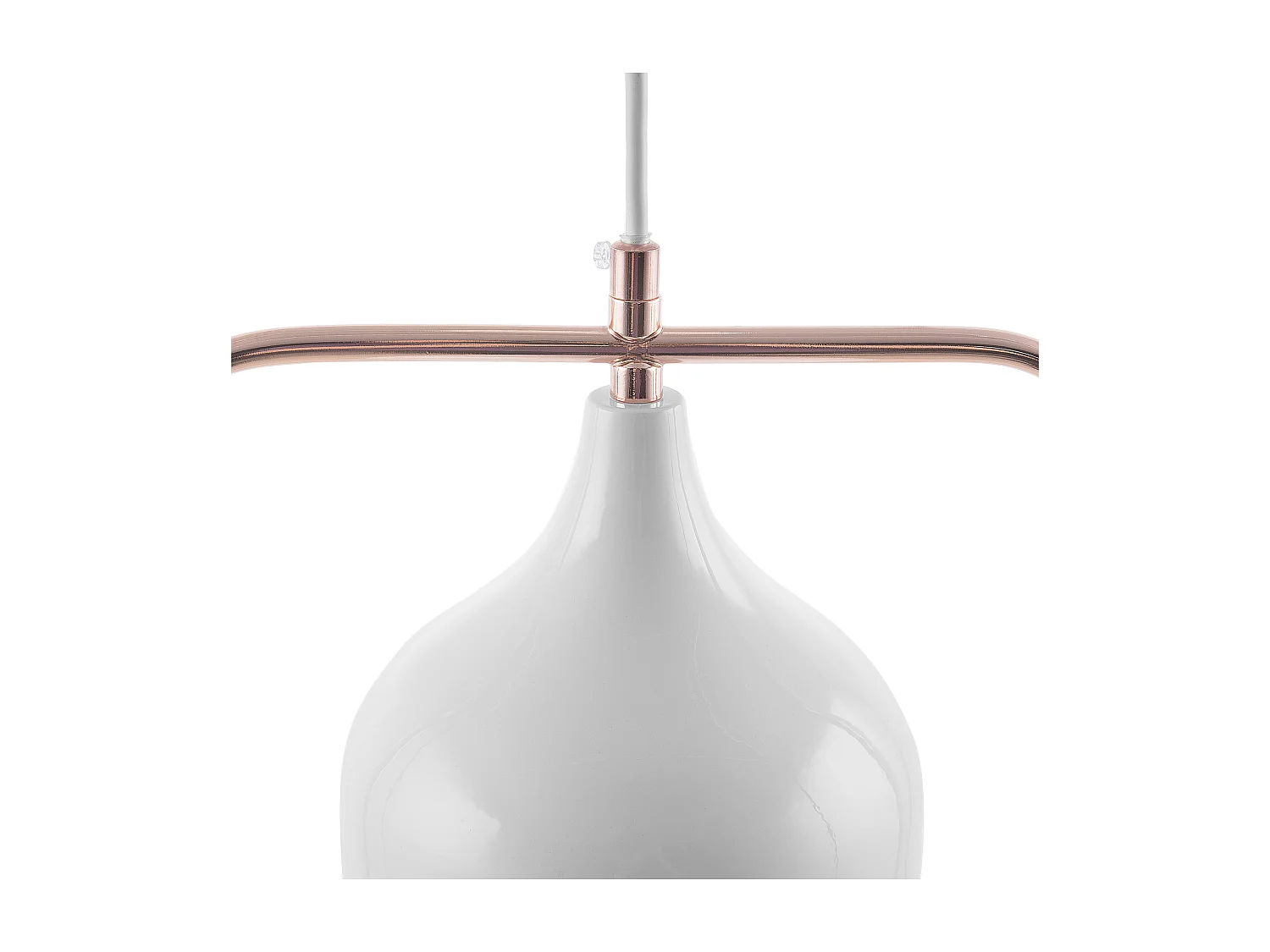 Candeeiro suspenso MAVONE Metal Branco