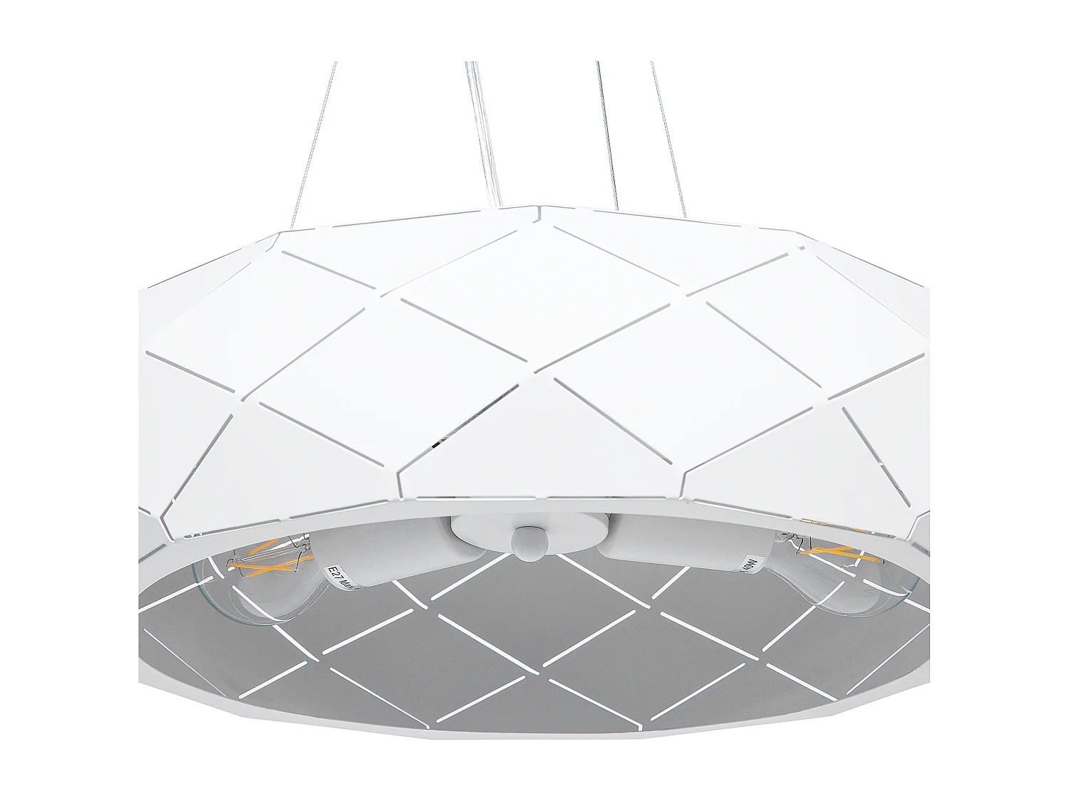 Lampe suspension CESANO Métal Blanc