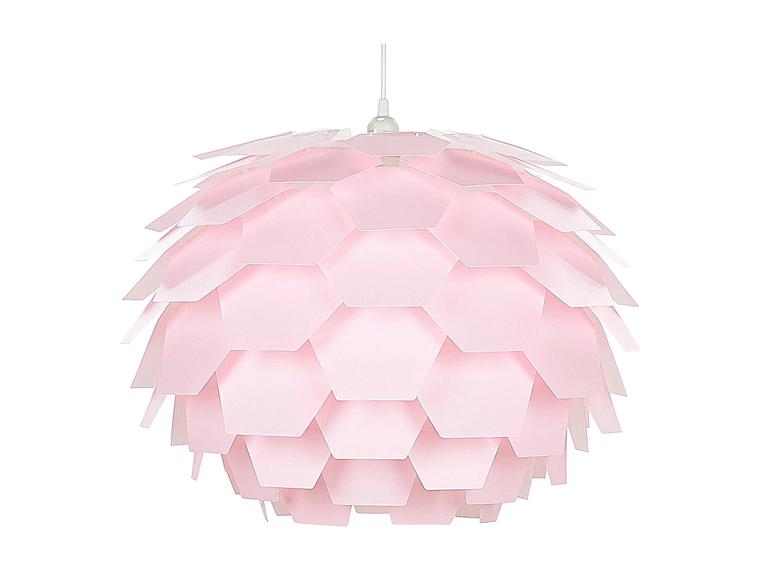 Hängeleuchte rosa 60 cm Zapfenform SEGRE Groß