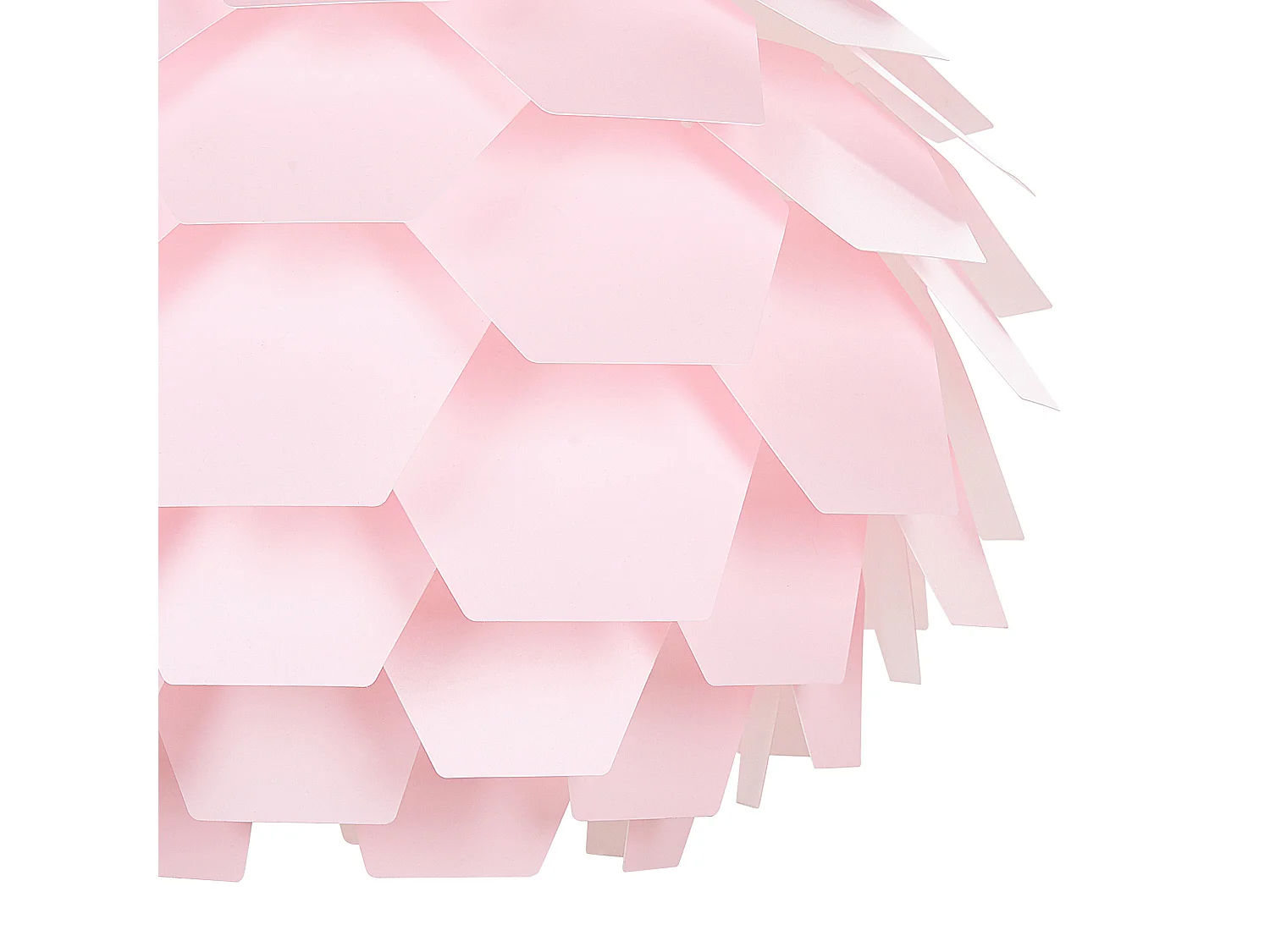 Hängeleuchte rosa 60 cm Zapfenform SEGRE Groß