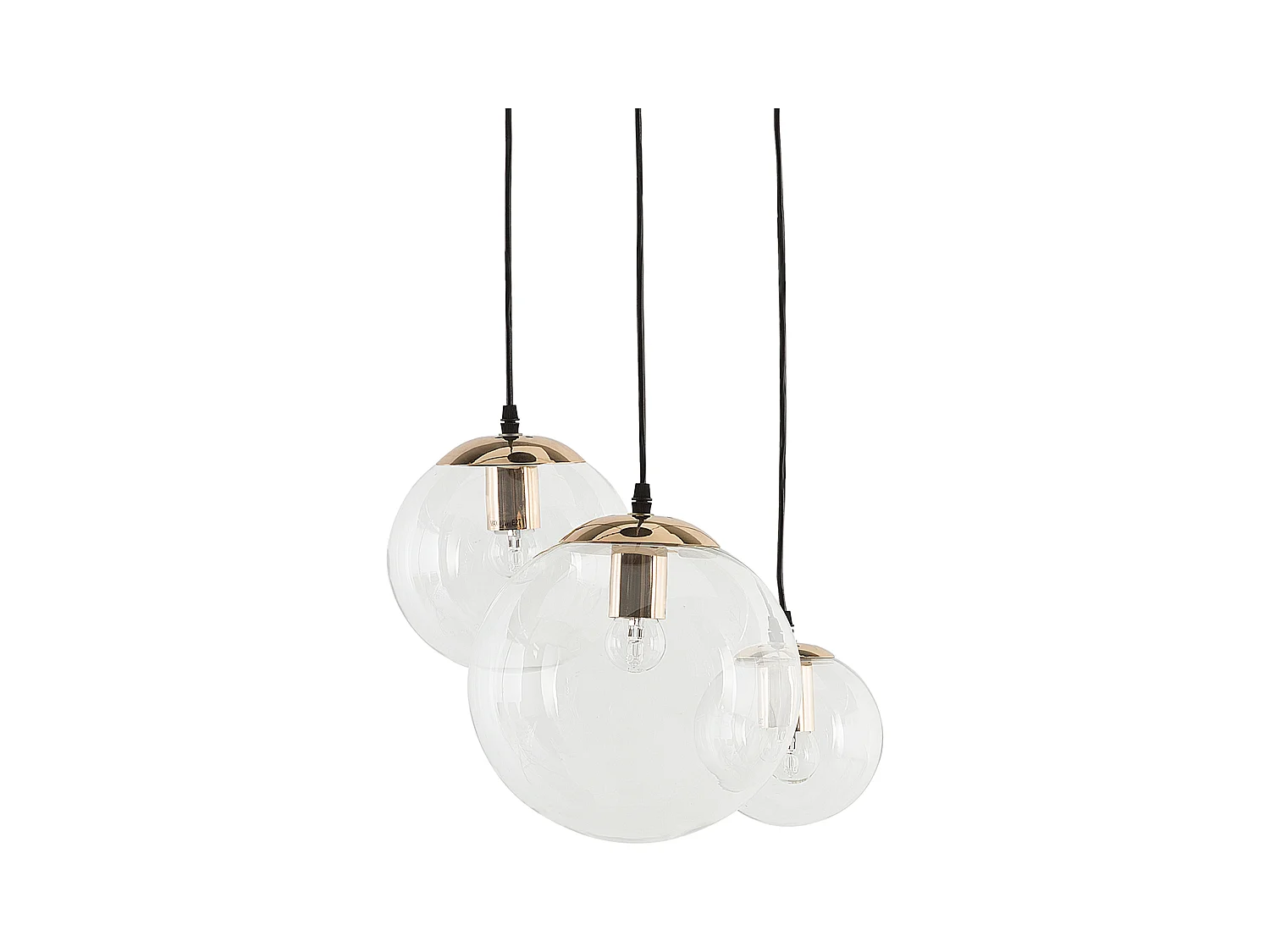 Hanglamp LADON Glas Transparant