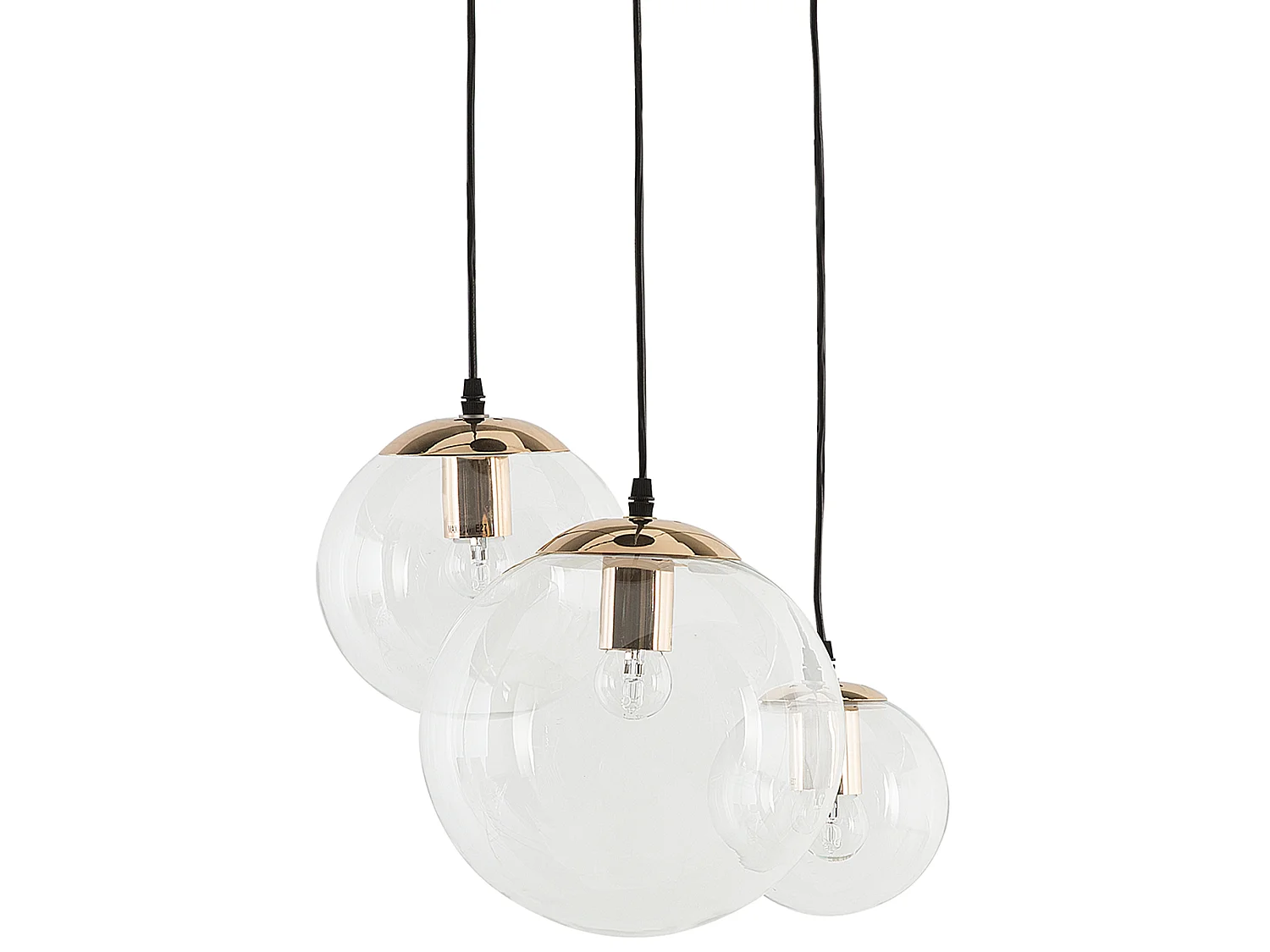Pendant Lamp LADON Glass Transparent