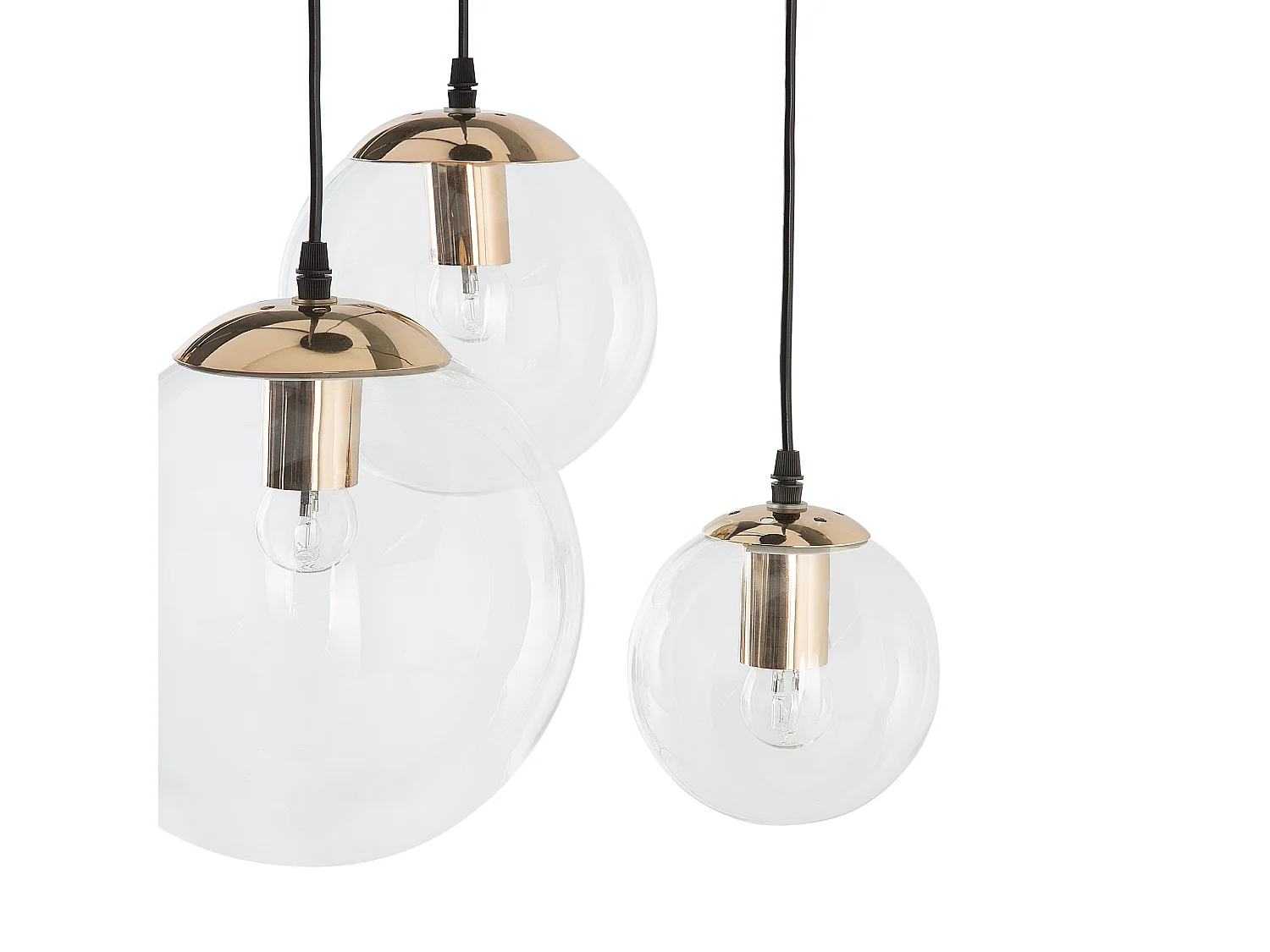 Pendant Lamp LADON Glass Transparent