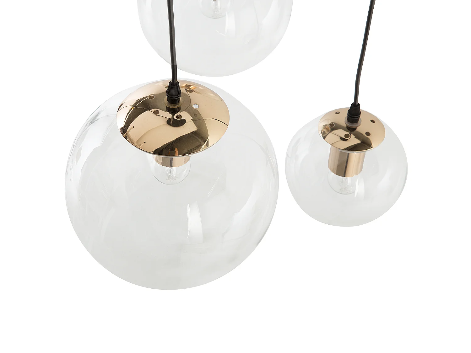 Pendant Lamp LADON Glass Transparent