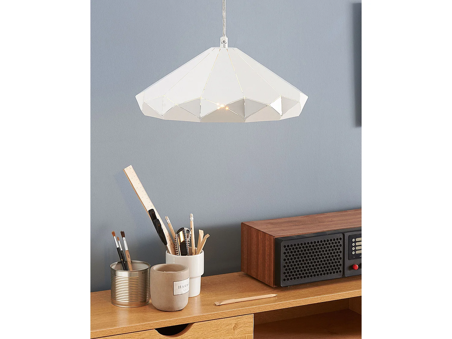 Hanglamp NEVOLA Metaal Wit