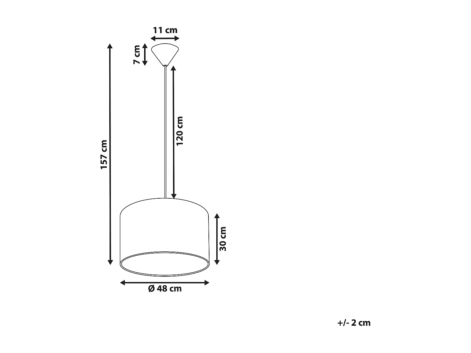 Lampe suspension DULCE Bleu