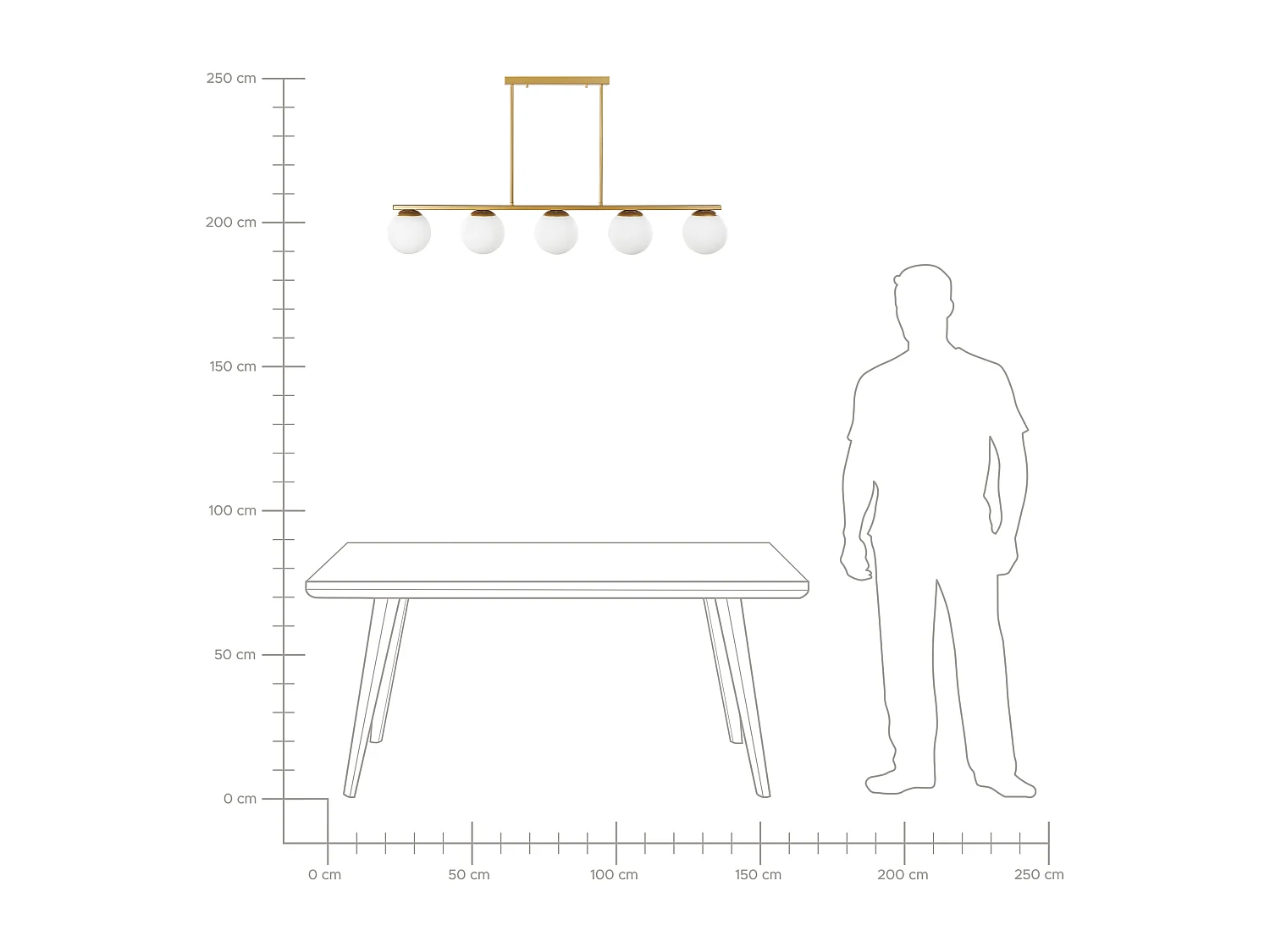 Hanglamp ZIKULI Metaal Goud