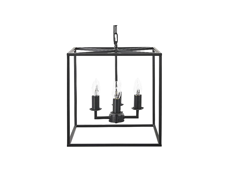 Deckenlampe WANCHET Metall Schwarz