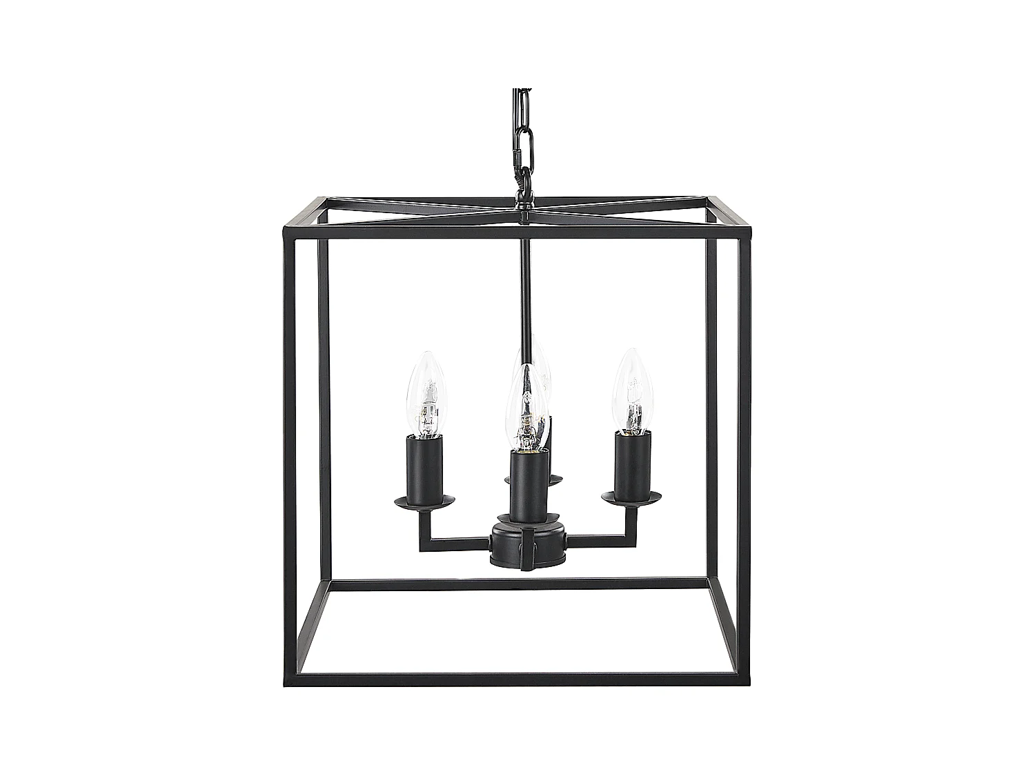 Deckenlampe WANCHET Metall Schwarz